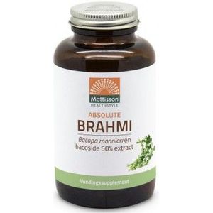 Mattisson Brahmi bacopa monnieri bacoside 50% extract 120 tabletten