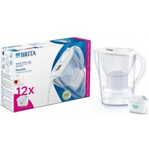 Brita Waterfilterkan Marella cool white+12 maxtra filter