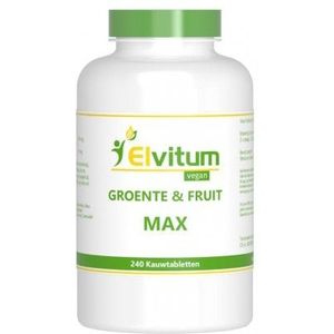 Elvitum Groente en fruit max 240 kauwtabletten