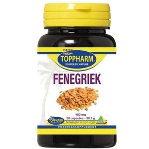 Toppharm Fenegriek 400 mg 50 capsules