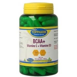 Toppharm BCAA Vitamine C Vitamine D3 120 vcaps
