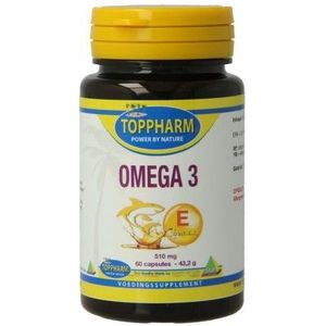 Toppharm Omega 3 510 mg 60 softgels