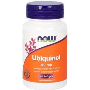 NOW Co-Q10 Ubiquinol 50 mg 60 softgels