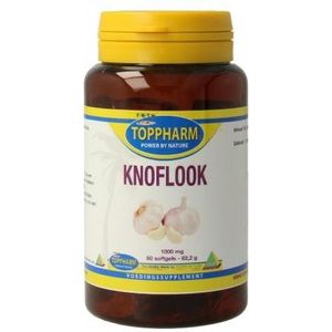 Toppharm Knoflook 1000 mg 60 softgels