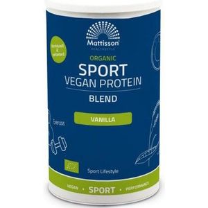 Mattisson Organic sport protein blend vanille 500 gram