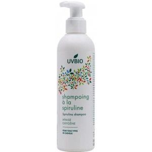 Uvbio Spirulina shampoo all hair types Bio 250 ml