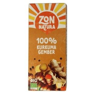 Zonnatura Kurkuma gember 100% thee biologisch 20 zakjes