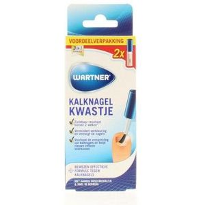 Wartner Kalknagelkwastje duo 2 x 5 ml 10 ml