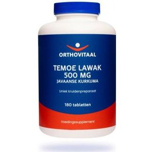 Orthovitaal Temoe lawak 500 mg 180 tabletten