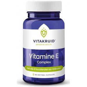 Vitakruid Vitamine E complex 60 softgels