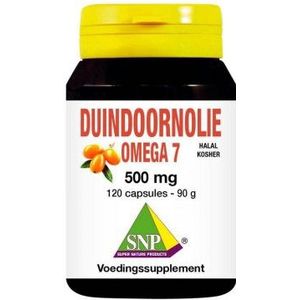 SNP Duindoorn olie omega 7 halal kosher 500 mg 120 capsules