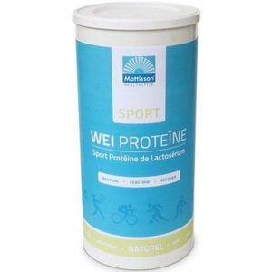 Mattisson Sport wei whey proteine concentraat naturel 450 gram