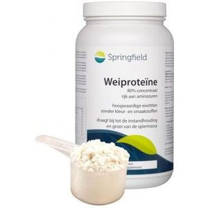 Springfield Wei proteine 80% concentraat 500 gram