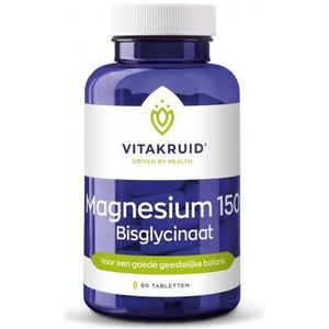 Vitakruid Magnesium 150 bisglycinaat 90 tabletten