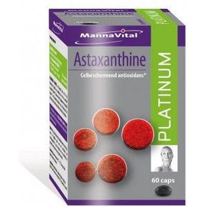 Mannavital Astaxanthine platinum 60 capsules