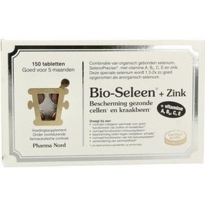 Pharma Nord Bio seleen & zink 150 tabletten