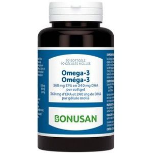 Bonusan - Omega 3 - Softgels - 90 stuks - Visolieconcentraat