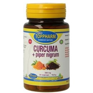 Toppharm Curcuma Piper Nigrum puur 30 vcaps