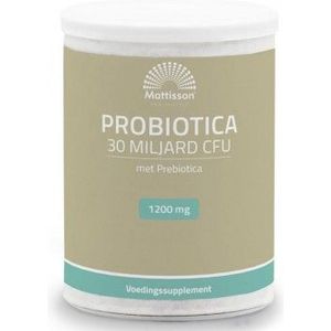 Mattisson Probiotica 30 miljard CFU met prebiotica 125 gram