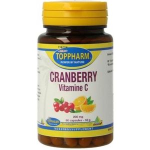 Toppharm Cranberry en Vitamine C 60 capsules