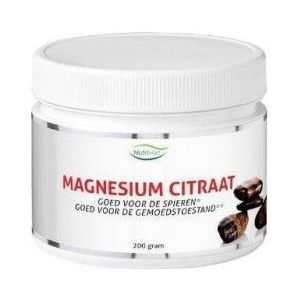 Nutrivian Magnesium citraat 200 mg poeder 200 gram