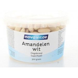 Nova Vitae Amandelen wit ongebrand raw 300 gram