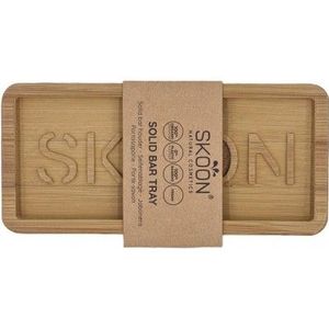 Skoon - Solid Bar Tray - Bamboe - Geschikt voor 2 Bars - Centrale Water Afvoer