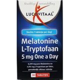Lucovitaal Melatonine L-tryptofaan 5 mg 30 tabletten