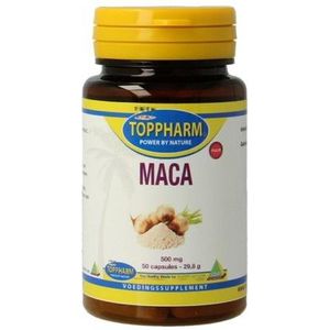 Toppharm Maca 500 mg puur 50 capsules