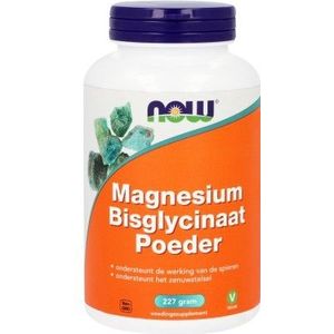 NOW Magnesium bisglycinaat poeder 227 gram