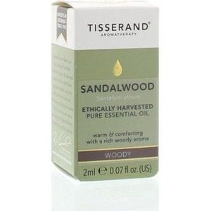 Tisserand Aromatherapy Sandalwood wild crafted 2 ml