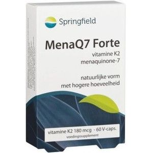 Springfield MenaQ7 Forte vitamine K2 180 mcg 60 vcaps