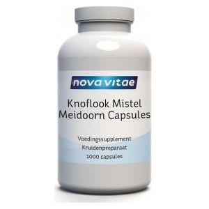 Nova Vitae Knoflook mistel meidoorn 1000 capsules