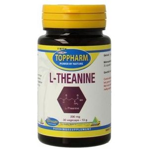 Toppharm L-theanine puur 30 capsules