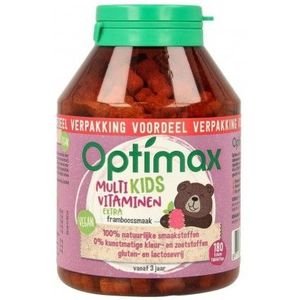Optimax Kinder multivit extra 180 kauwtabletten