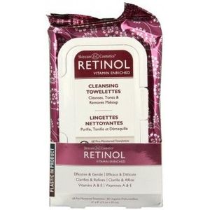 Retinol - Anti-Aging Cleansing Towelettes - 60 Stuks