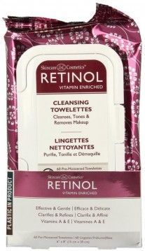 Retinol - Anti-Aging Cleansing Towelettes - 60 Stuks