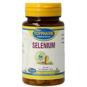 Toppharm Selenium 55mcg 100 tabletten