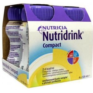 Nutridrink Compact vanille 125 ml 4 stuks
