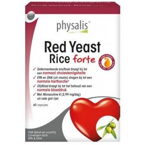 Physalis Rode gist rijst 60 capsules