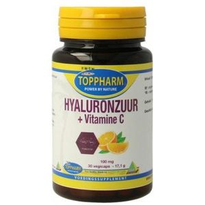 Toppharm Hyaluronzuur Vitamine C 30 capsules