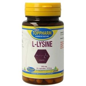 Toppharm L-lysine 350 mg 50 capsules