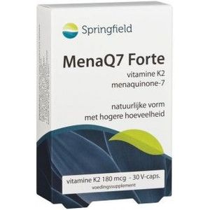Springfield MenaQ7 Forte vitamine K2 180 mcg 30 vcaps