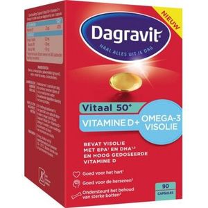 Dagravit Vitaal 50+ omega/vitamine D 90 capsules