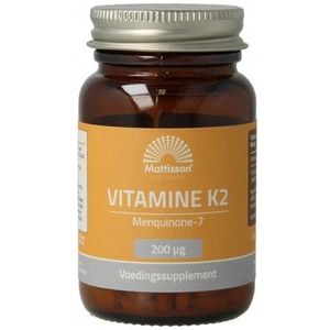 Mattisson Vitamine K2 200 mcg/MK7 60 tabletten