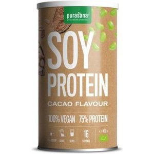 Purasana Vegan Soy Protein cacao 400 gram