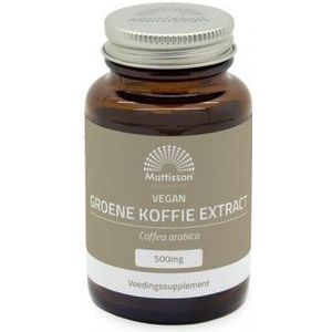 Mattisson Groene koffiebonen extract 500 mg 60 vcaps