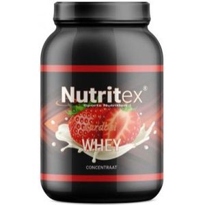Nutritex Whey proteine aardbei 750 gram