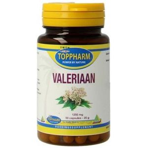 Toppharm Valeriaan 1250 mg 50 capsules