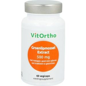 VitOrtho Groenlipmossel extract 500 mg 60 vcaps